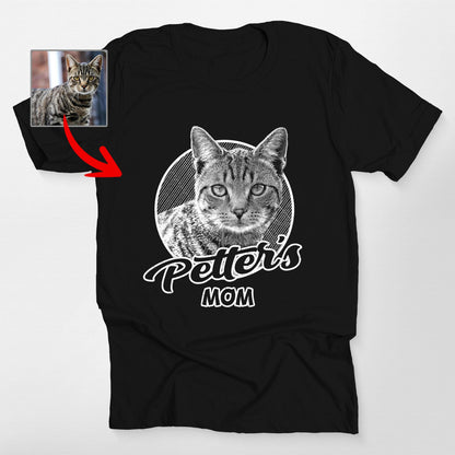 Brilliant Personalized Cat Bella Canvas Unisex T-Shirt (view 2)