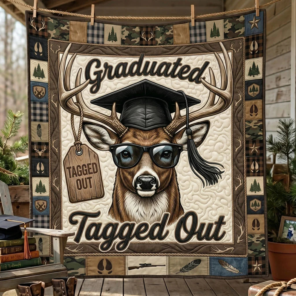 Buck Scholar Quilt Blanket