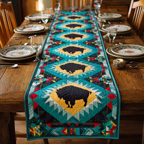 Buffalo Plains Quilted Table Runner