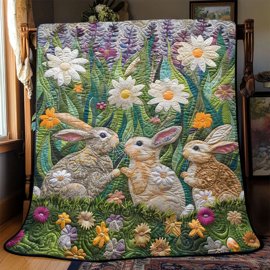 Bunny Garden Quilt Blanket