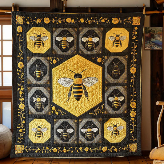 Busy Bee Quilt Blanket