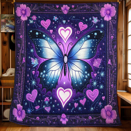 Butterfly Aura Quilt Blanket