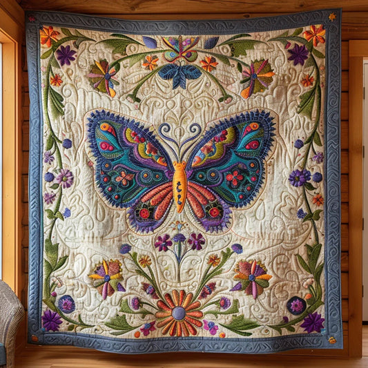 Butterfly Bloom Quilt Blanket