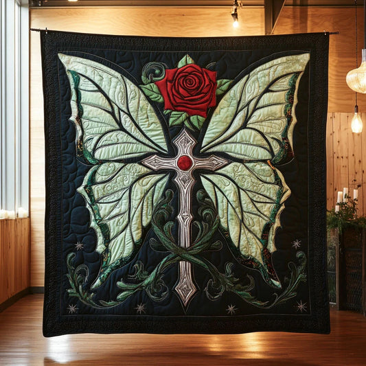 Butterfly Cross Dream Quilt Blanket