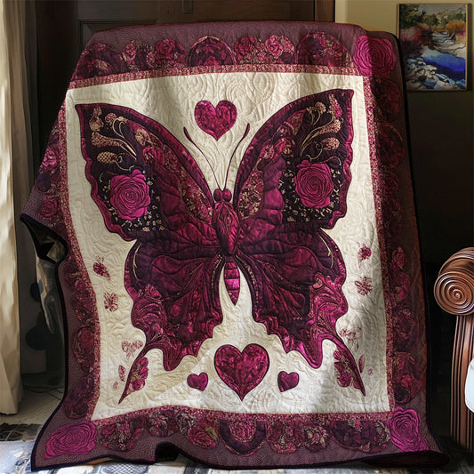 Butterfly Embrace Quilt Blanket