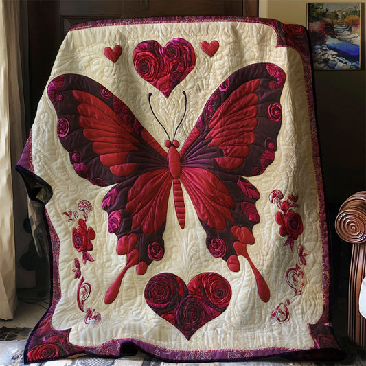 Butterfly Embrace Quilt Blanket