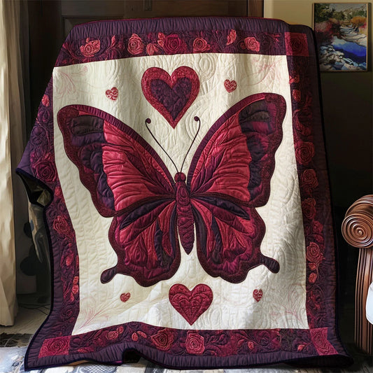 Butterfly Embrace Quilt Blanket