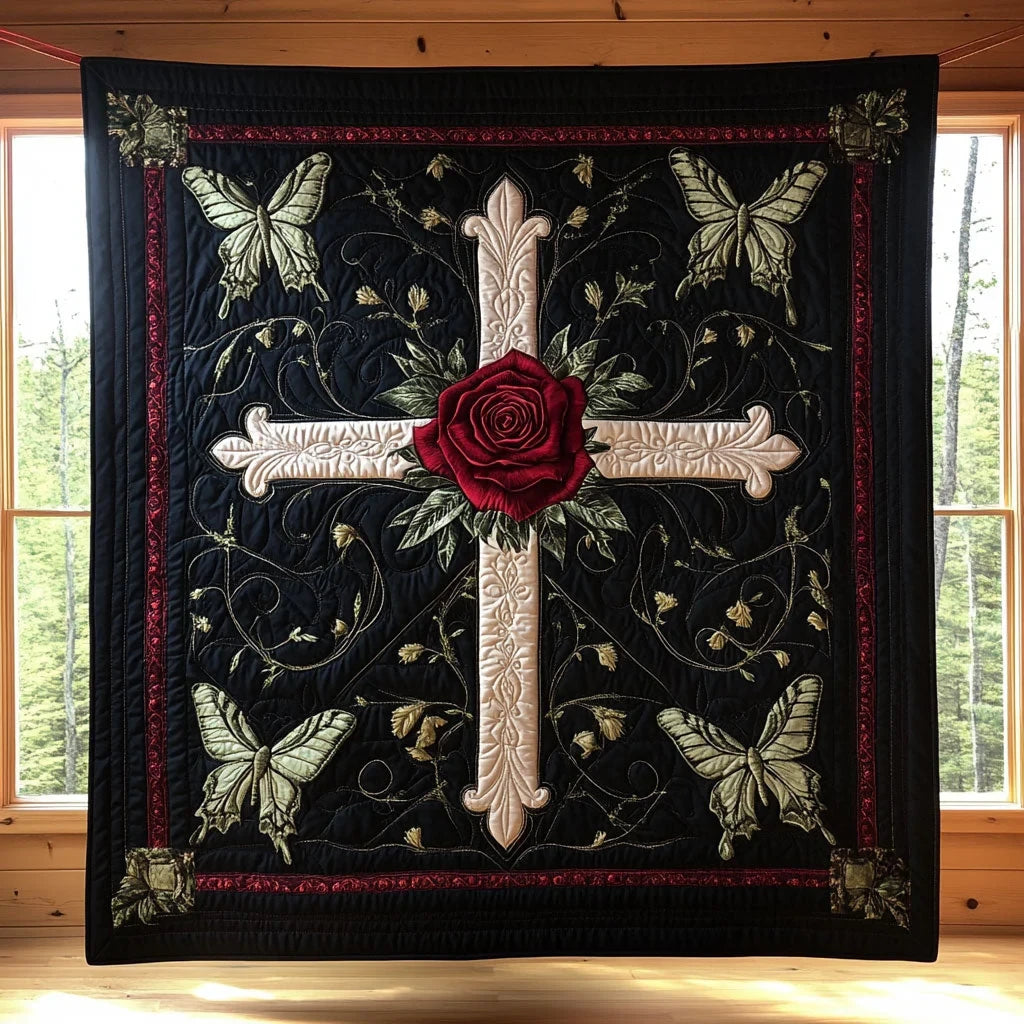 Butterfly Faith Glow Quilt Blanket
