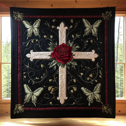 Butterfly Faith Glow Quilt Blanket