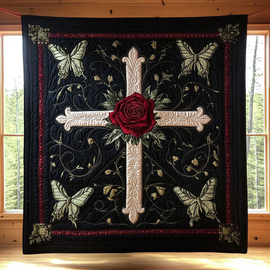 Butterfly Faith Glow Quilt Blanket