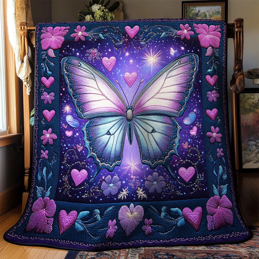 Butterfly Glow Quilt Blanket