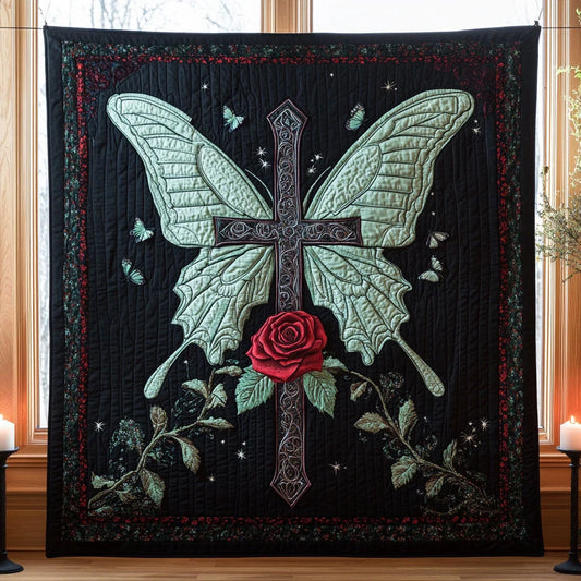 Butterfly Grace Bloom Quilt Blanket