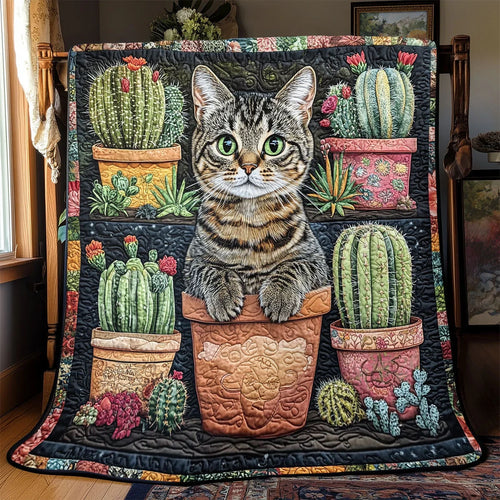 Cacti Lover Quilt Blanket