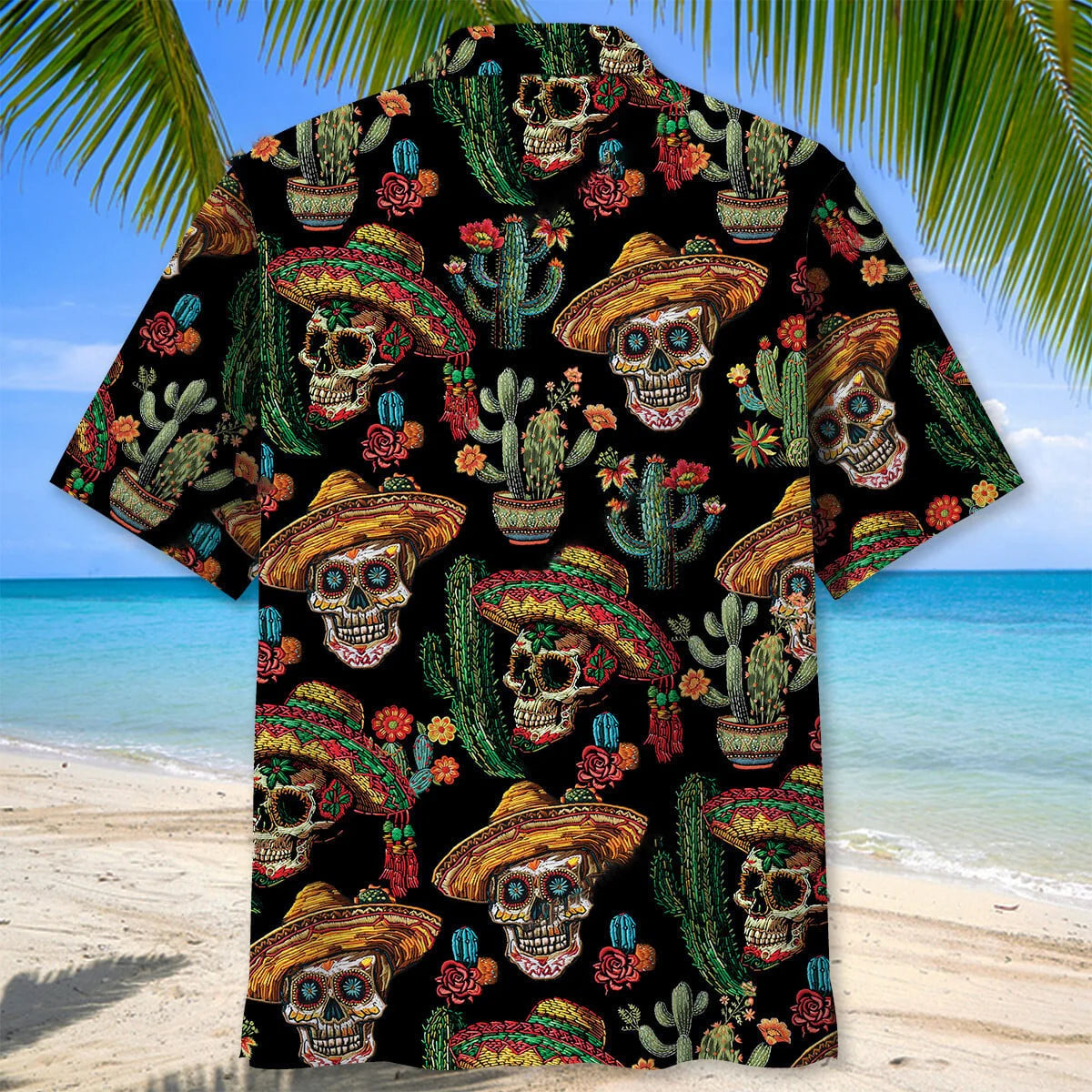 Cactus Skull Hawaiian Shirt