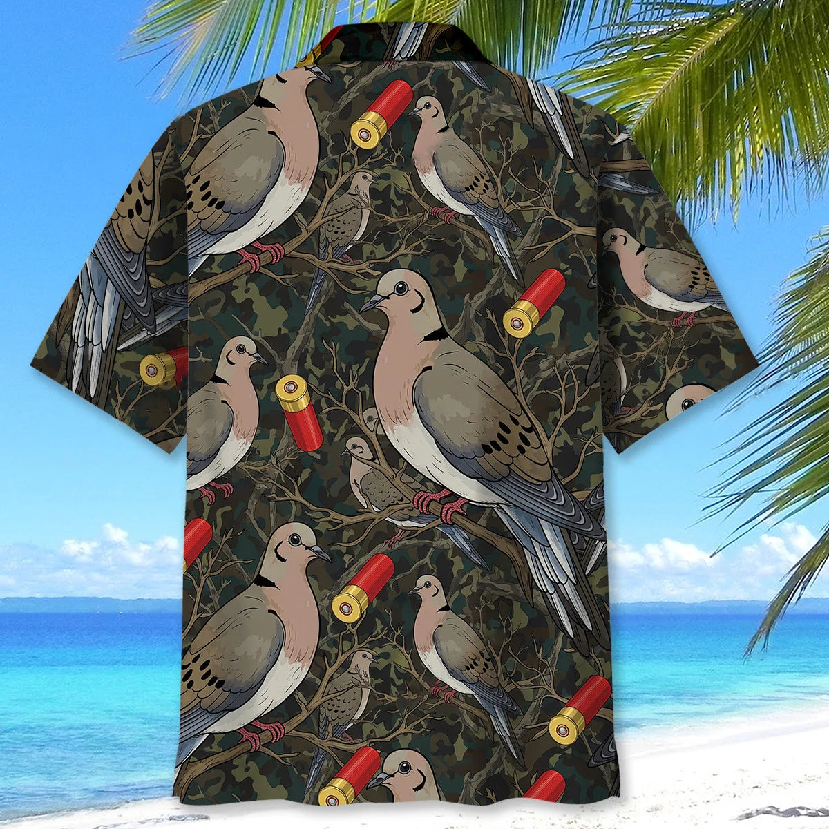 Camouflage Dove Hunting Hawaiian Shirt