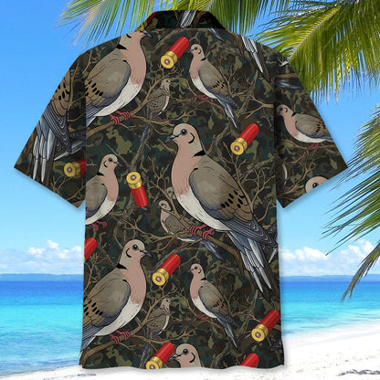 Camouflage Dove Hunting Hawaiian Shirt
