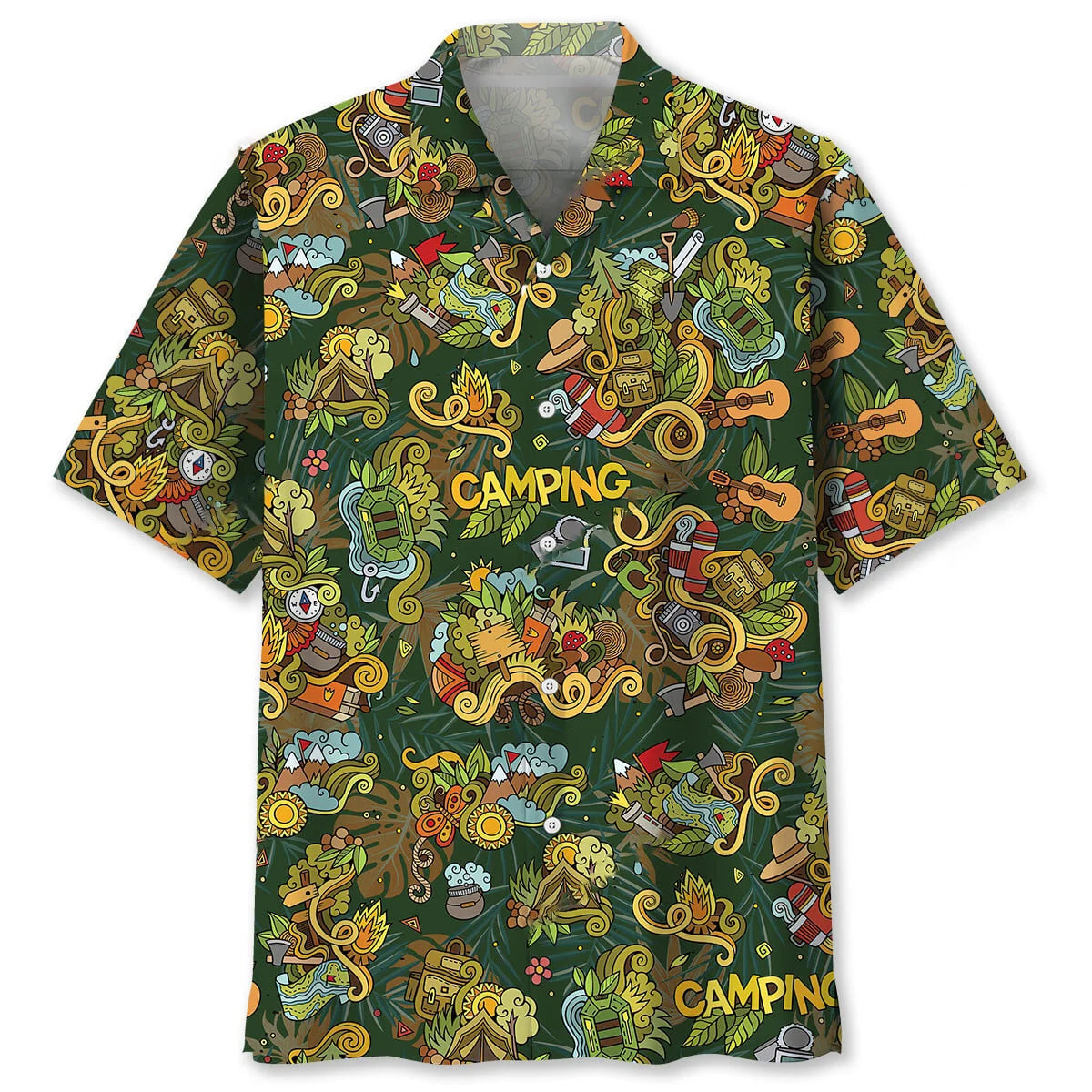 Camping Gear Hawaiian Shirt