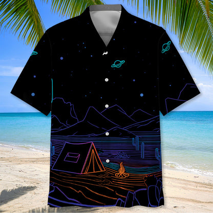 Camping I Don T Need Therapy Hawaiian Shirt - L - hawaiian shirt