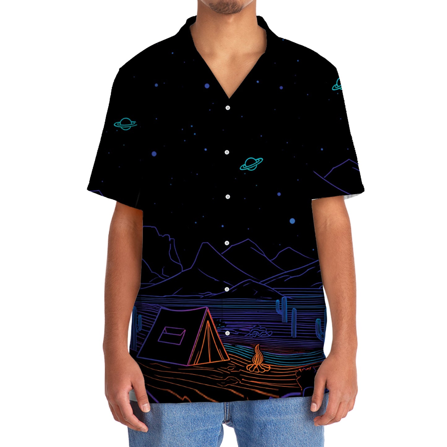 Camping I Don T Need Therapy Hawaiian Shirt - 2XL - hawaiian shirt