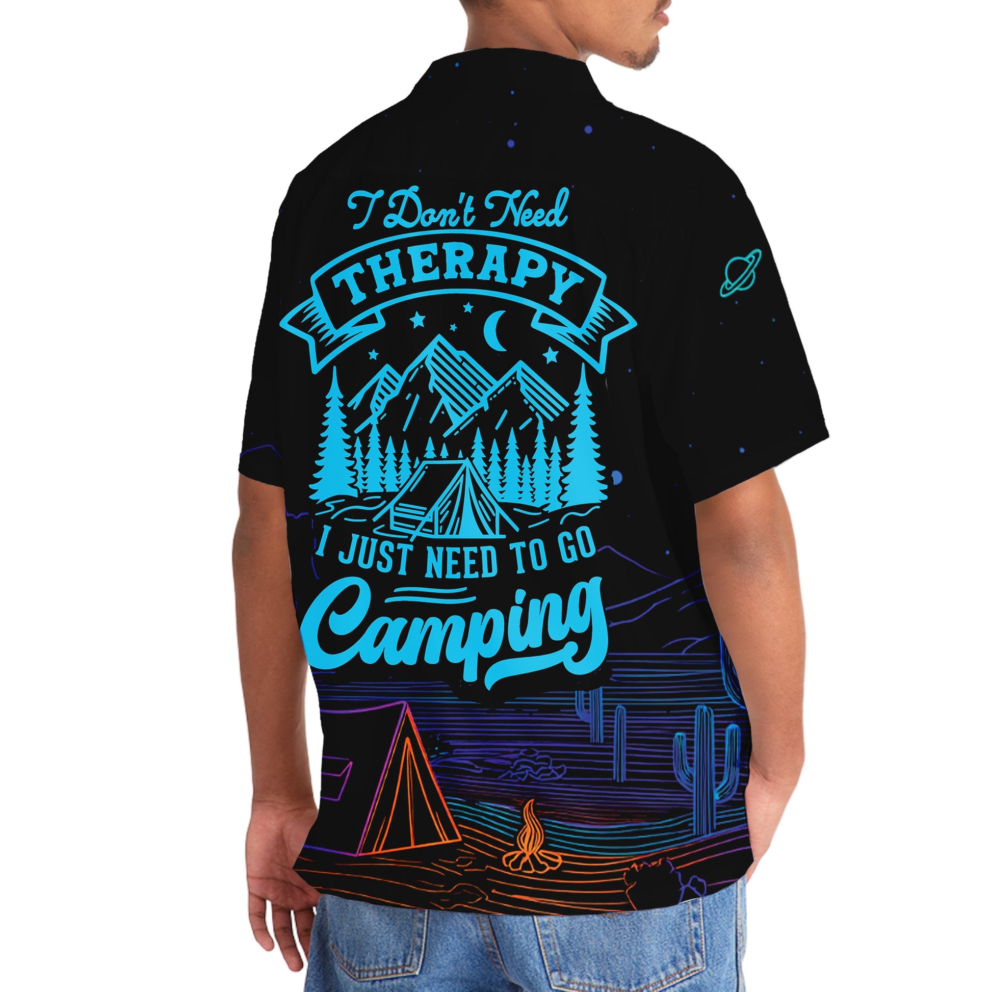 Camping I Don T Need Therapy Hawaiian Shirt - 3XL - hawaiian shirt