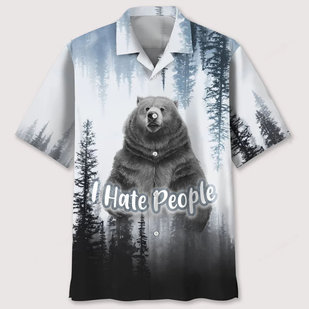Camping I Hate People Hawaiian Shirt