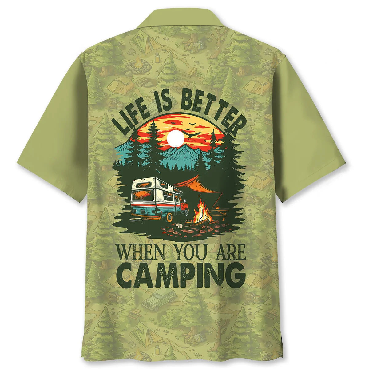 Camping Life is Better Hawaiian Shirt