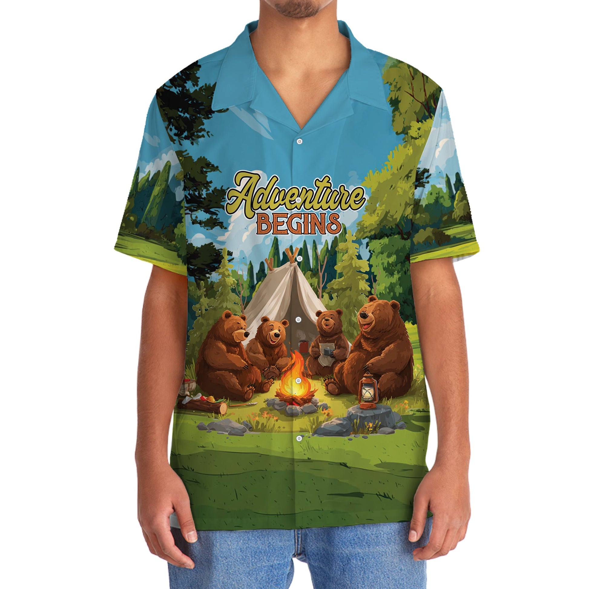 Camping Life is Meant for Good Friends Hawaiian Sh - 2XL - hawaiian shirt