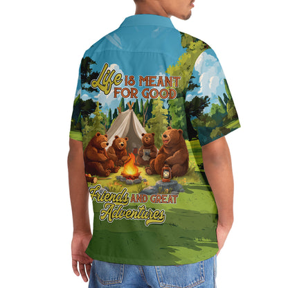Camping Life is Meant for Good Friends Hawaiian Sh - 3XL - hawaiian shirt