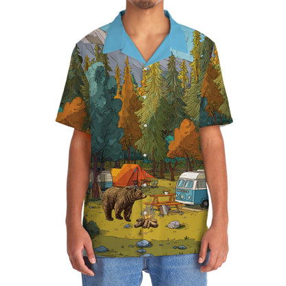 Camping Live Like a Homeless Person Hawaiian Shirt - 2XL - hawaiian shirt