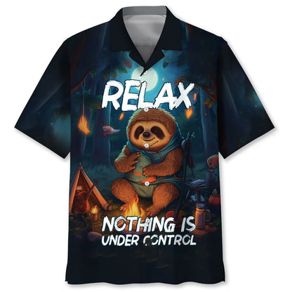 Camping Relax Hawaiian Shirt