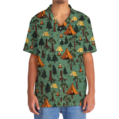 Camping Without Beer Just Sitting in the Woods Haw - 2XL - hawaiian shirt