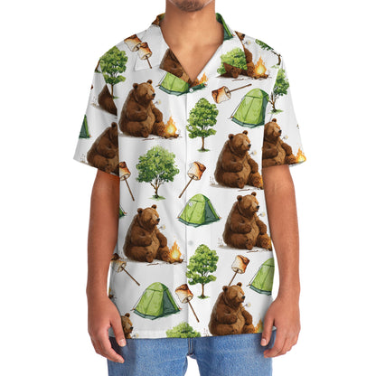 Campsite Where Friends and Marshmallow Get Toasted - 2XL - hawaiian shirt
