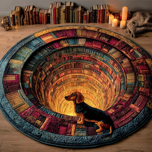 Canine Chapter Quilted Round Mat