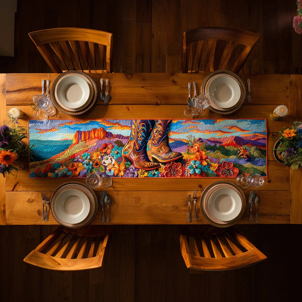 Canyon Horizon Quilted Table Runner