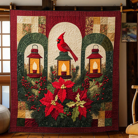 Cardinal Beacon Quilt Blanket
