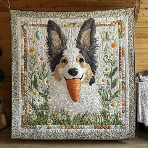 Carrot Fetcher Quilt Blanket