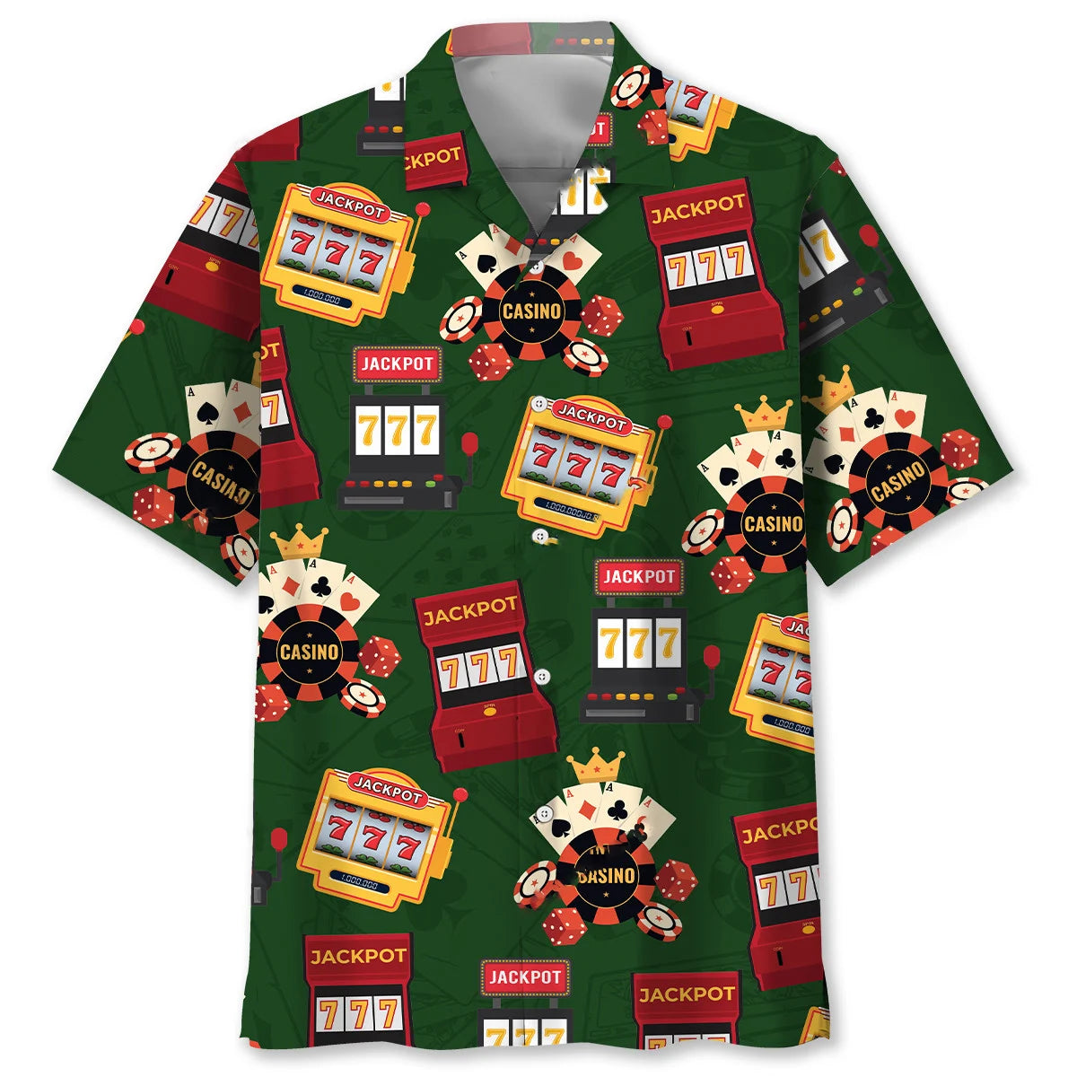 Casino Slot Machine Hawaiian Shirt