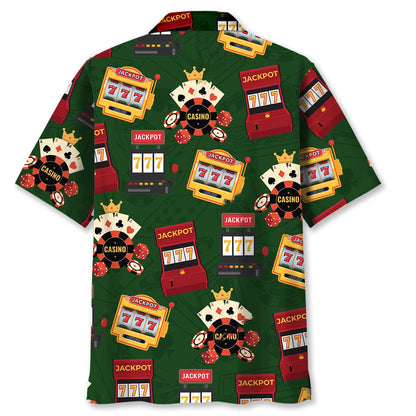 Casino Slot Machine Hawaiian Shirt