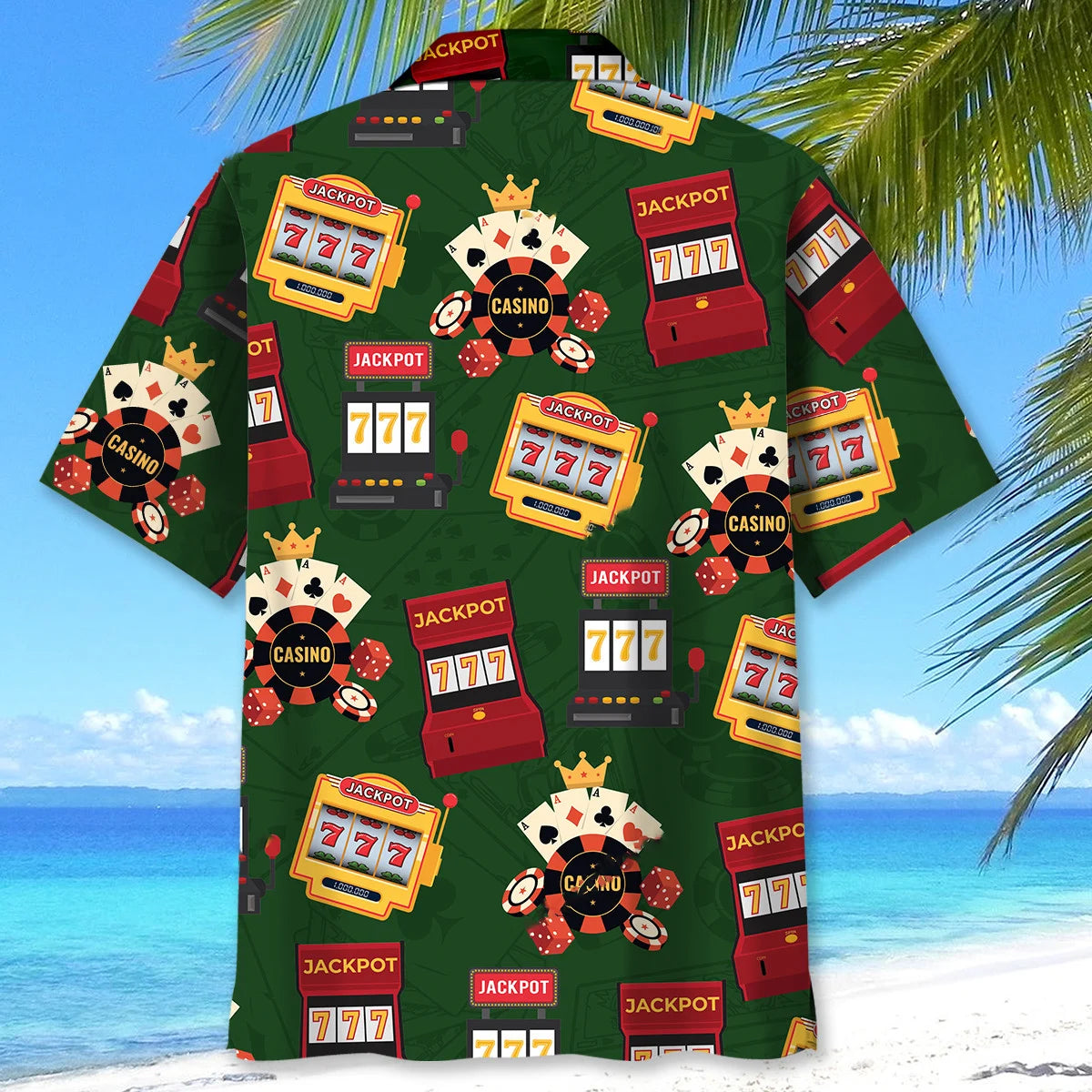 Casino Slot Machine Hawaiian Shirt