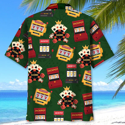 Casino Slot Machine Hawaiian Shirt