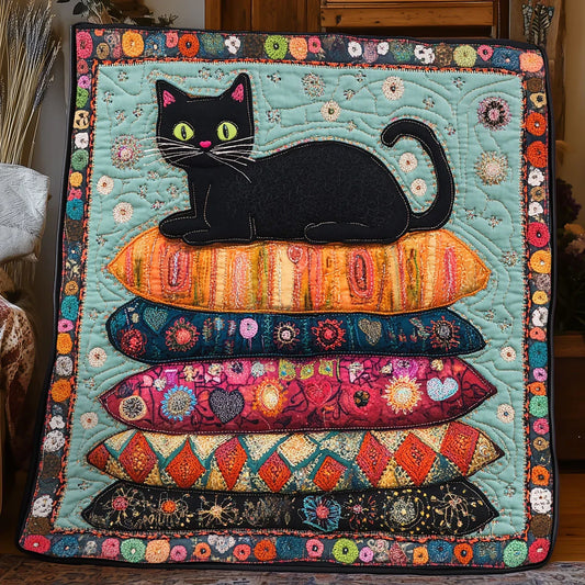 Cat Pillow Quilt Blanket