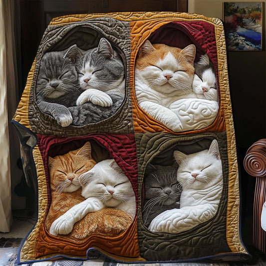 Cat Snuggle Quilt Blanket