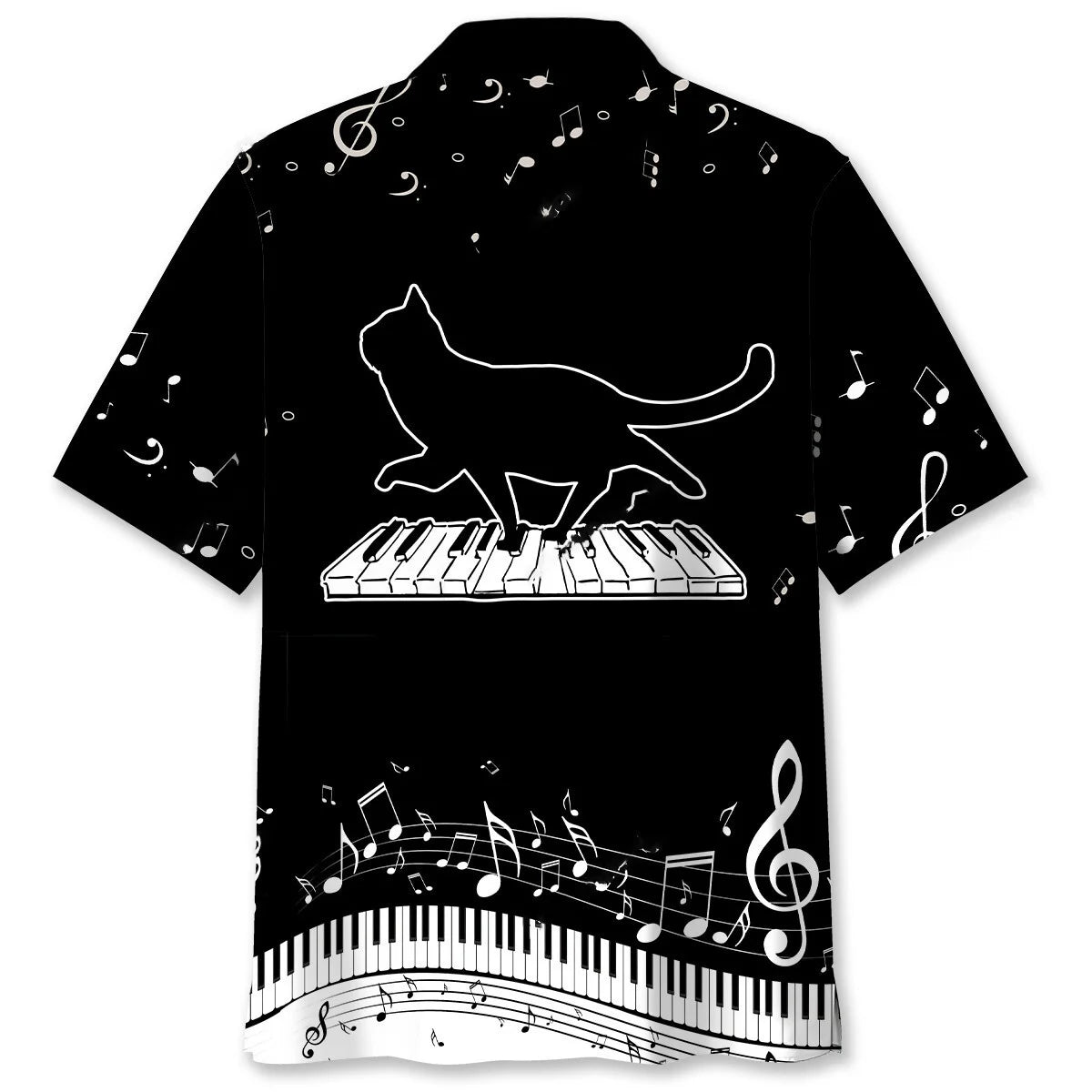 Cat Walk Piano Hawaiian Shirt