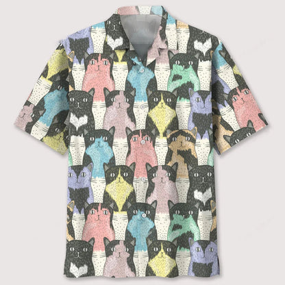 Cats Cute Hawaiian Shirt