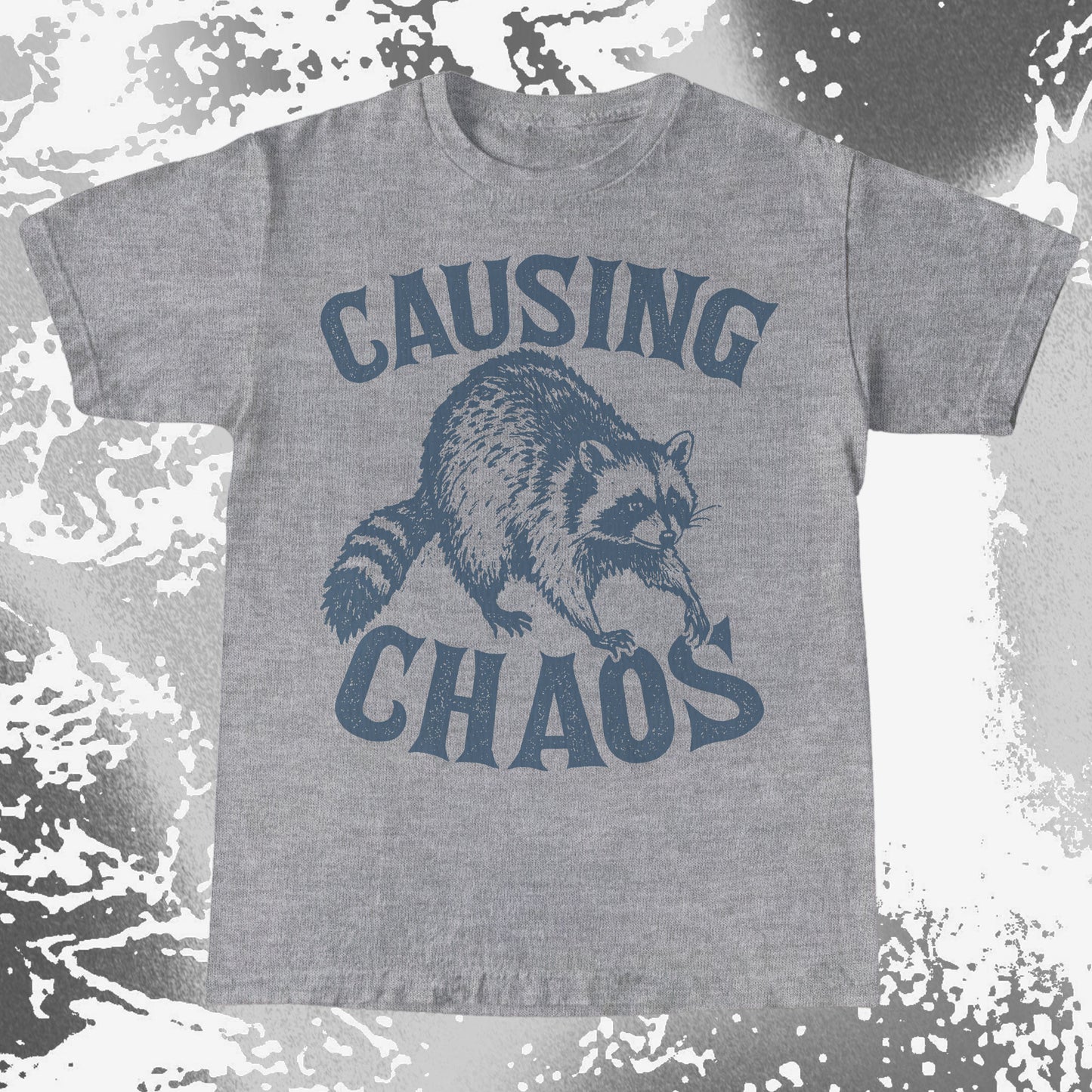 Causing Chaos Raccoon Shirt, funny meme tee gift (view 8)