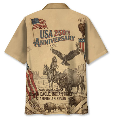 Celebrate America S 250th Anniversary Vintage Hawaiian Shirt