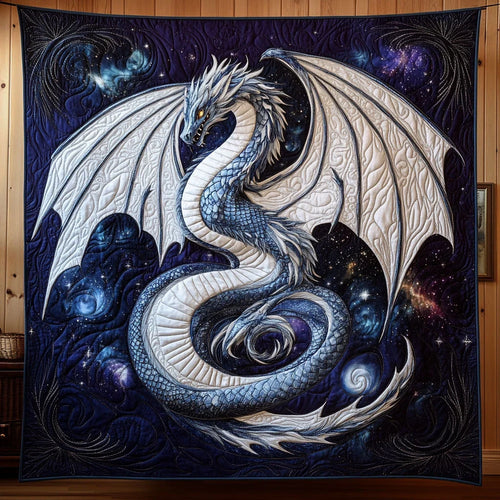 Celestial Dragon Quilt Blanket