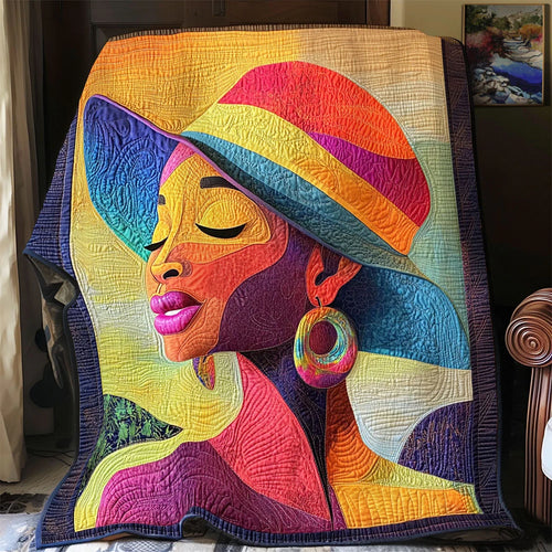Charming Lady Quilt Blanket