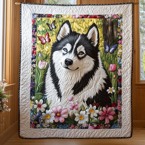 Cherry Paws Quilt Blanket