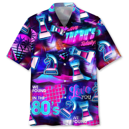 Chess 80s Hawaiian Shirt
